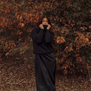 Black Turtleneck Sweater pullover